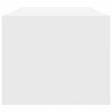 TV Cabinet White 80x31x25.5 cm Engineered Wood 861508