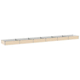 Raised Garden Bed Ivory 600 x 80 x 24 cm cold-rolled steel 8006535