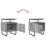 Bedside Cabinet Grey Sonoma 40 x 36.5 x 50 cm Engineered Wood 8007641