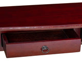 Console Table Brown 115 x 32 x 75.5 cm Solid Mahogany Wood 42009940