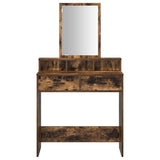 Dressing Table Smoked Oak 79 x 41 x 140 cm Engineered Wood 865140