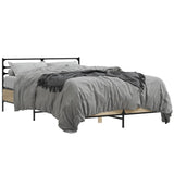 Bed Frame without Mattress Sonoma Oak 120x200 cm 3280038