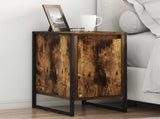 Bedside Table 2 pcs Smoke Oak 39.5 x 30 x 50 cm Engineered Wood 886647