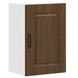 Kitchen Wall Cabinet Kalmar Brown Oak Engineered Wood 853554