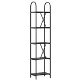 Bookshelf Black Oak 40 x 30 x 183 cm Engineered wood 879923