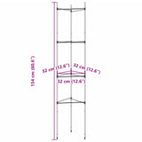 Tomato Cages 6 pcs 154 cm Steel and PP 3281489