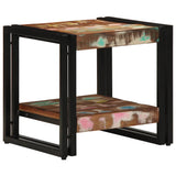 Coffee Table Multicolour 40 x 40 x 38 cm Solid Reclaim Wood 4102726