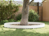 Lawn Edging 10 pcs 103 x 30 cm Steel White 8008408