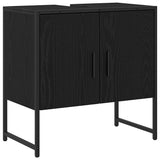 Bathroom Furniture Set with Storage 2 pcs Black 60 x 33 x 60 cm 3334329