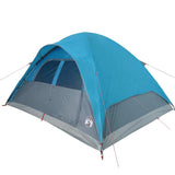 Family Tent Dome 6-Person Blue Waterproof 94556