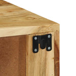 ZNTS Wall-mounted TV Cabinet 60x30x19 cm Solid Wood Acacia 4017460