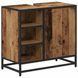 Bathroom Cabinet Old Wood 65 x 33 x 60 cm Engineered Wood 883634