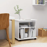 Storage Cabinet High gloss white Engineered wood 60 x 45 x 60 cm 808482