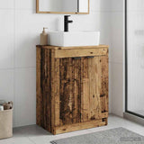 Bathroom Vanity with Sink Old Wood 54 x 35 x 83 cm 890166
