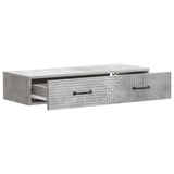 Wall-Mounted Side Table Concrete Grey 87.5 x 34.5 x 17 cm 898668