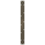 Coffee Table Legs U-Shaped 2 pcs Natural Steel 60x cm Steel 4013163