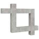 9 Piece TV Cabinet Set Concrete Grey Engineered Wood 3114657