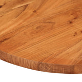 Table Top 140x60x3.8 cm Oval Solid Wood Acacia 370101