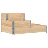 3-Tier Raised Bed 120x80 cm Solid Wood Pine 4010313