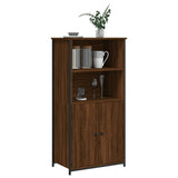 Highboard Brown Oak 62x36x121.5 cm Engineered Wood 834214