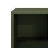 ZNTS Coffee Table Olive Green 101.5x50x43.5 cm Cold-rolled Steel 851278