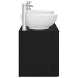 Bathroom Furniture Set 3 pcs Black 49.5 x 44.5 x 65 cm 3405900