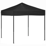 ZNTS Folding Party Tent Black 2x2 m 93497