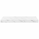 Wall Shelf 4 pcs White Marble 60 x 23 x 4 cm Engineered Wood 42019970