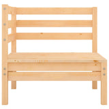 Garden Corner Sofa Solid Wood Pine 806567