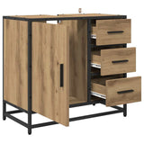 Bathroom Cabinet Artisan Oak 65 x 33 x 60 cm Engineered Wood 883625