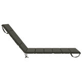 Sunlounger Cushion GEMERT 100% Polyester Anthracite 948567