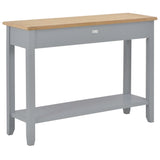 Console Table Grey 110x35x80 cm Wood 249902