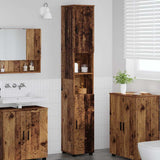 Bathroom Cabinet with Storage Old Wood 30 x 35 x 192 cm 883342