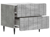 Bedside Cabinet 2 pcs Concrete Grey 43 x 34.5 x 49.5 cm 894302