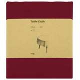 Table Cloth 5 pcs Round Wine Red 160 cm Polyester 42040260
