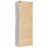Storage Cabinet Grey Sonoma 80x42.5x225 cm Engineered Wood 3281348