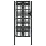 Garden Gate Anthracite 100x200 cm Steel 154564
