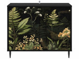 Sideboard RHENEN Black Oak 69 x 33 x 76 cm Engineered Wood 8006929