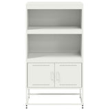 Highboard White 68.5x38.5x123.5 cm Steel 846505