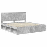Bed Frame with Headboard Concerte 180 x 200 cm Solid Pine Wood 3409321