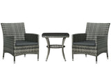3 Pieces Rattan Bistro Set, Wicker Garden Furniture Set with 2-Tier Coffee Table and Chairs, T3398P313651