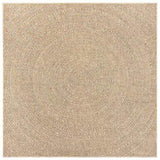 Rug ZIZUR 240x240 cm Jute Look Indoor and Outdoor 4006164