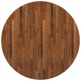 Table Top Dark Brown 80 x 4 cm Solid Oak Wood 42016025