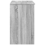 Dressing Table with Mirror Grey Sonoma 73x46.5x120 cm 848225