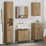 Bathroom Furniture Set 4 pcs Artisan Oak Engineered wood, Metal 3393122