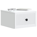 Wall-Mounted Bedside Cabinet 2 pcs White 33 x 34.5 x 20 cm 897916