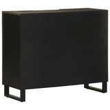 Sideboard Black 90x33x75 cm Solid Wood Mango 4017712