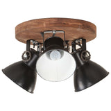 ZNTS Industrial Ceiling Lamp 25 W Black 42x27 cm E27 320515