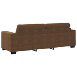Sofa 2 pcs Brown Fabric 3324719