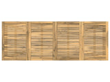 Garden Dinner Table White 180 x 88.5 x 75 cm Solid Acacia Wood 901716